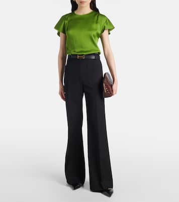 Top aus Satin | Victoria Beckham