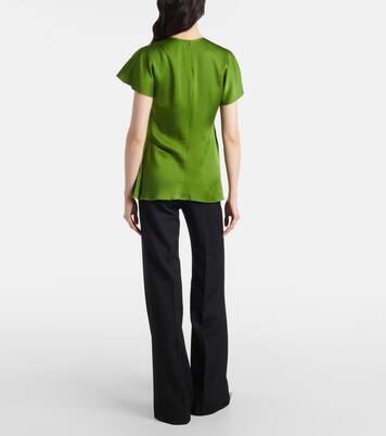 Top aus Satin | Victoria Beckham
