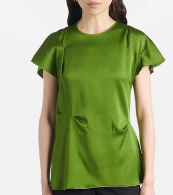 Top aus Satin | Victoria Beckham