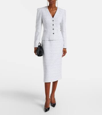 Striped tweed jacket | Alessandra Rich