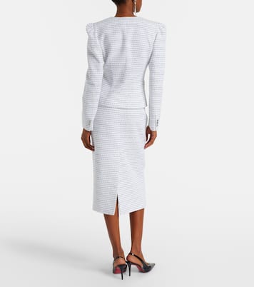 Striped tweed jacket | Alessandra Rich