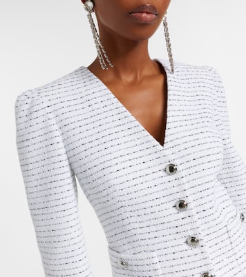 Striped tweed jacket | Alessandra Rich
