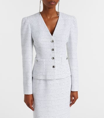 Striped tweed jacket | Alessandra Rich