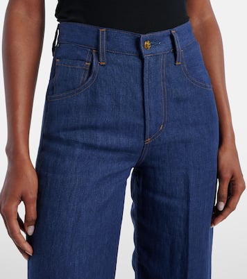 X Argent Mid-Rise Wide-Leg Jeans Ayla | Citizens of Humanity