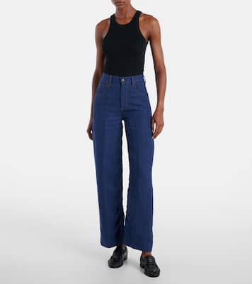 X Argent Mid-Rise Wide-Leg Jeans Ayla | Citizens of Humanity