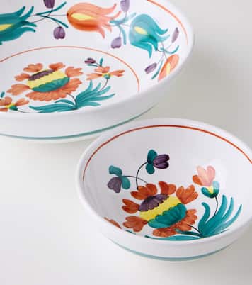 Lia floral ceramic serving bowl | Cabana