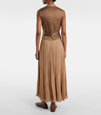 Weste Holland aus Leinen-Tweed | Ralph Lauren Collection