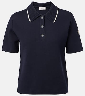 Logo cotton polo shirt | Moncler
