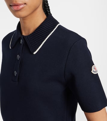 Logo cotton polo shirt | Moncler