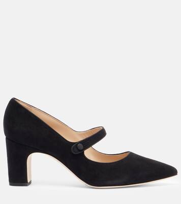 Campariba suede Mary Jane pumps | Manolo Blahnik