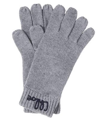 Bestickte Handschuhe aus Baumwolle und Wolle | Chloé Kids