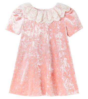 Lace-trimmed tie-dye dress | Patachou