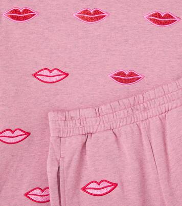 Cotton jersey sweatshirt and sweatpants set | Stella McCartney Kids