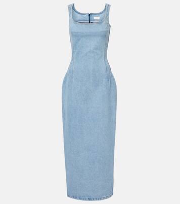 Midikleid aus Denim | Magda Butrym