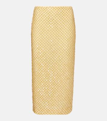 Allora beaded midi skirt | Veronica Beard
