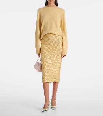 Allora beaded midi skirt | Veronica Beard