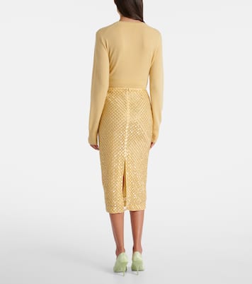 Allora beaded midi skirt | Veronica Beard