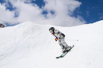 Yuki logo camouflage ski salopettes | Bogner Kids