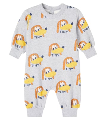 Baby Dogs printed cotton onesie | Tinycottons