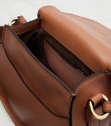 Marcie Small leather and suede crossbody bag | Chloé