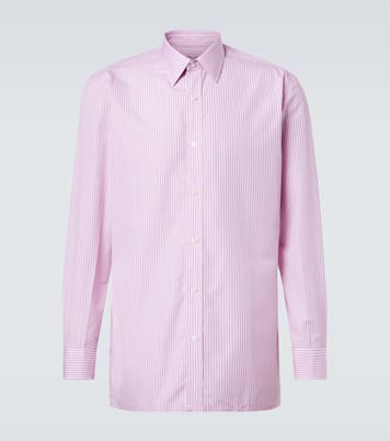 Chemise rayée en coton | Charvet