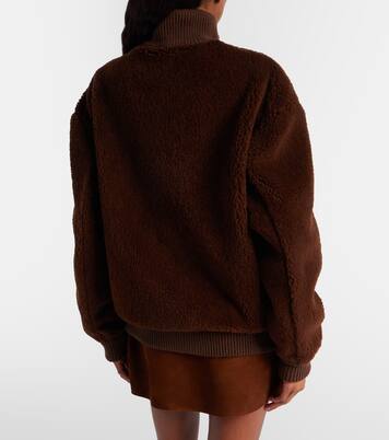 Wool-blend fleece jacket | Prada