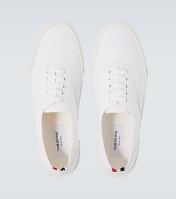 Heritage canvas sneakers | Thom Browne