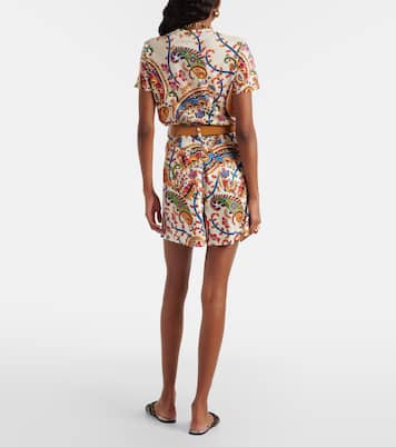 Cotton-blend jacquard Bermuda shorts | Etro