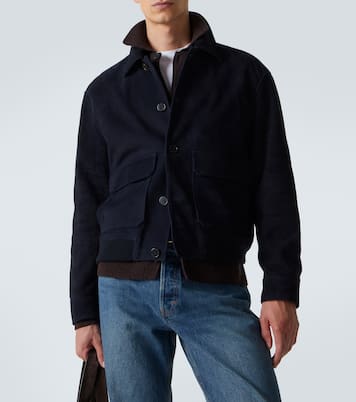 Giacca blouson in suede | Frame