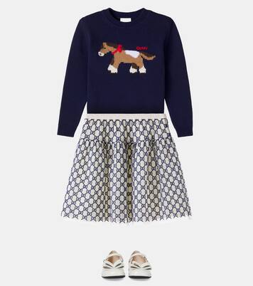 Intarsia wool sweater | Gucci Kids