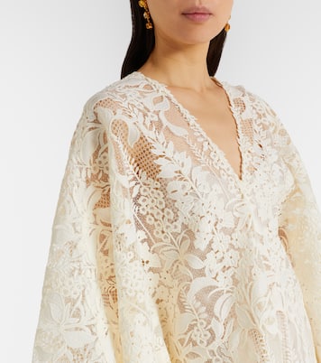 Guipure lace kaftan  | Oscar de la Renta