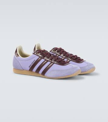 x Wales Bonner Japan suede-trimmed sneakers | Adidas