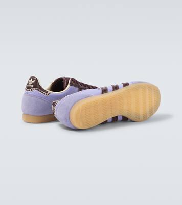 x Wales Bonner Japan suede-trimmed sneakers | Adidas
