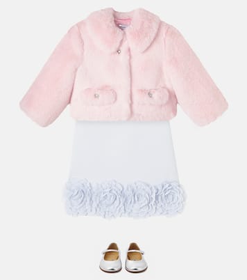 Baby cropped jacket | Self-Portrait Kids