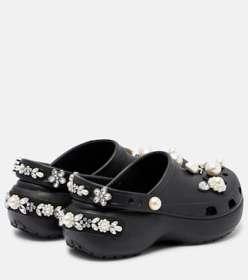 x Crocs embellished platform clogs  | Simone Rocha
