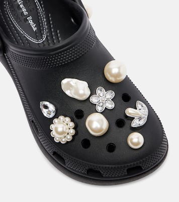 x Crocs embellished platform clogs  | Simone Rocha