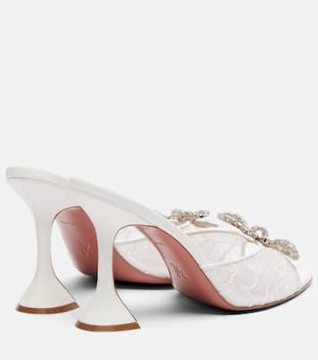 Verzierte Mules Rosie aus Spitze | Amina Muaddi