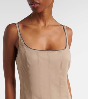 Cotton maxi dress | Brunello Cucinelli