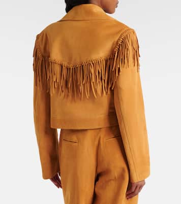 Azra embellished fringed suede jacket | Gabriela Hearst