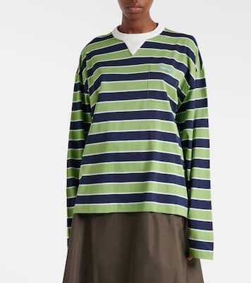 Longsleeve aus Baumwoll-Jersey | Prada