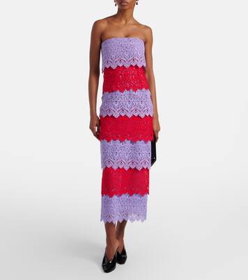 Robe de cocktail en dentelle | Carolina Herrera