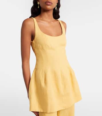 Syna peplum linen top | Faithfull