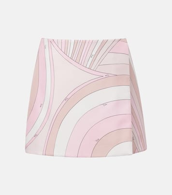 Iride silk twill miniskirt | Pucci