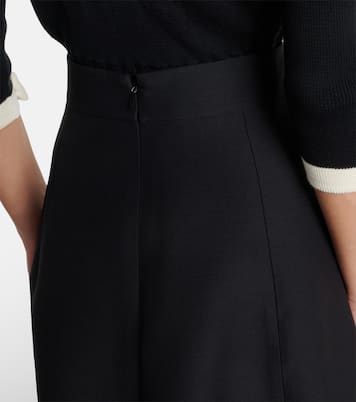 Midirock VGold aus Crêpe Couture | Valentino