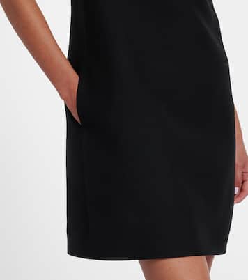 Crepe Couture embellished wool and silk minidress | Valentino