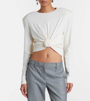 Cropped-Top aus Jersey  | Magda Butrym