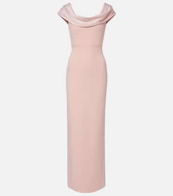 Robe Adele à finitions en satin | Solace London