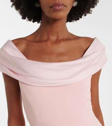 Robe Adele à finitions en satin | Solace London