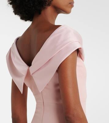 Robe Adele à finitions en satin | Solace London