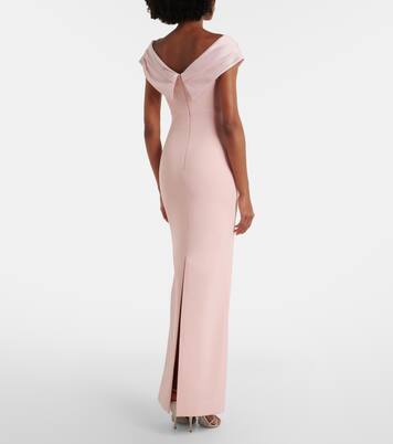 Robe Adele à finitions en satin | Solace London